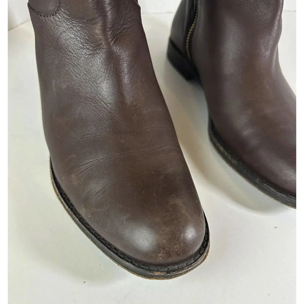 Coach Martta Tall Riding Boots Brown Leather Shoes Women's Size 8.5 B - Picture 14 of 16